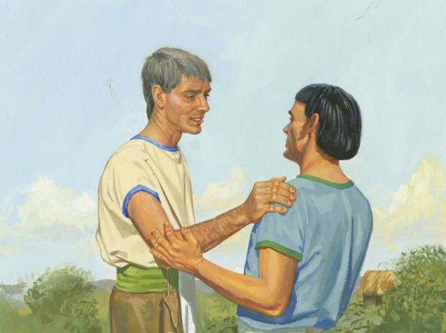 [Alma encouraged Shiblon to teach the gospel] - Book of Mormon Art Catalog