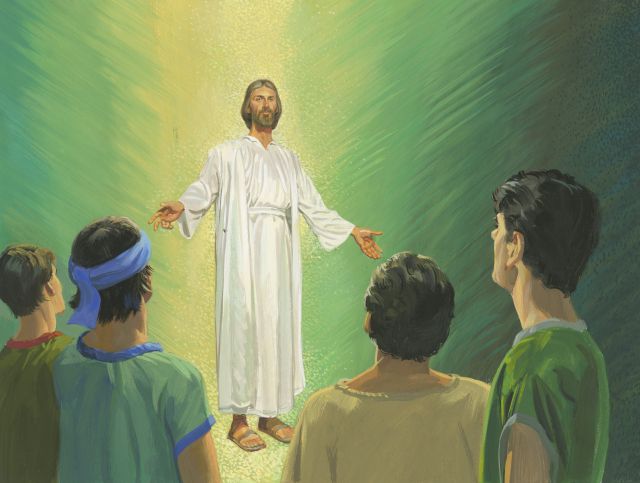 [Jesus Leaves] - Book of Mormon Art Catalog