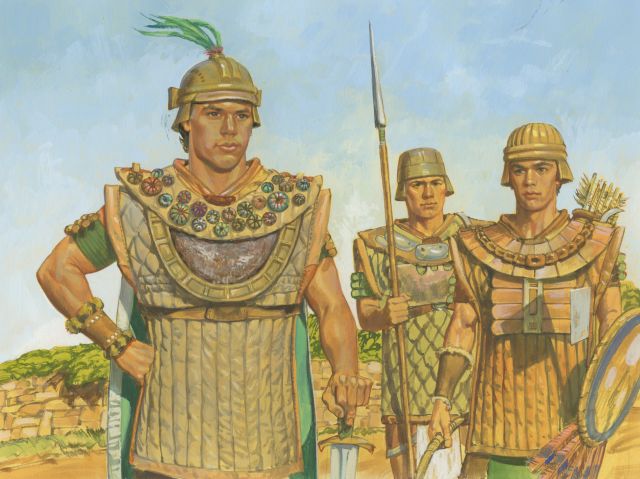 [Captain Moroni prepared his army] - Book of Mormon Art Catalog