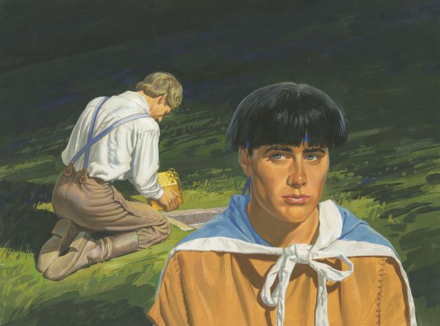 [Moroni and Joseph Smith Jr.] - Book of Mormon Art Catalog