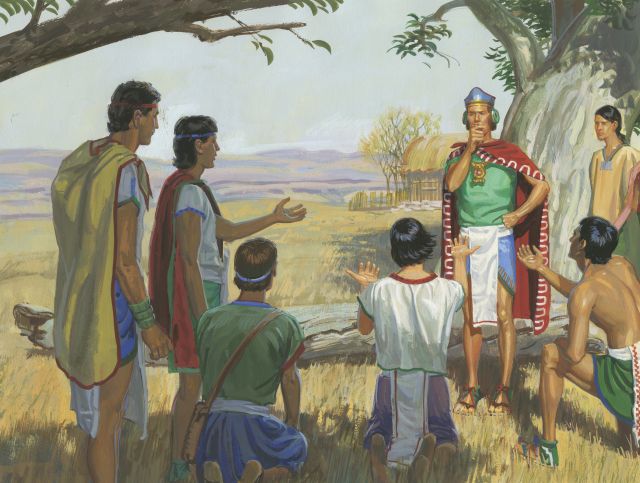 [Nephites Repent and Ask Nephi to End the Famine] - Book of Mormon Art ...