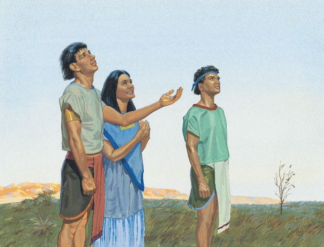 [Nephites Look For Signs of Christ's Death] - Book of Mormon Art Catalog