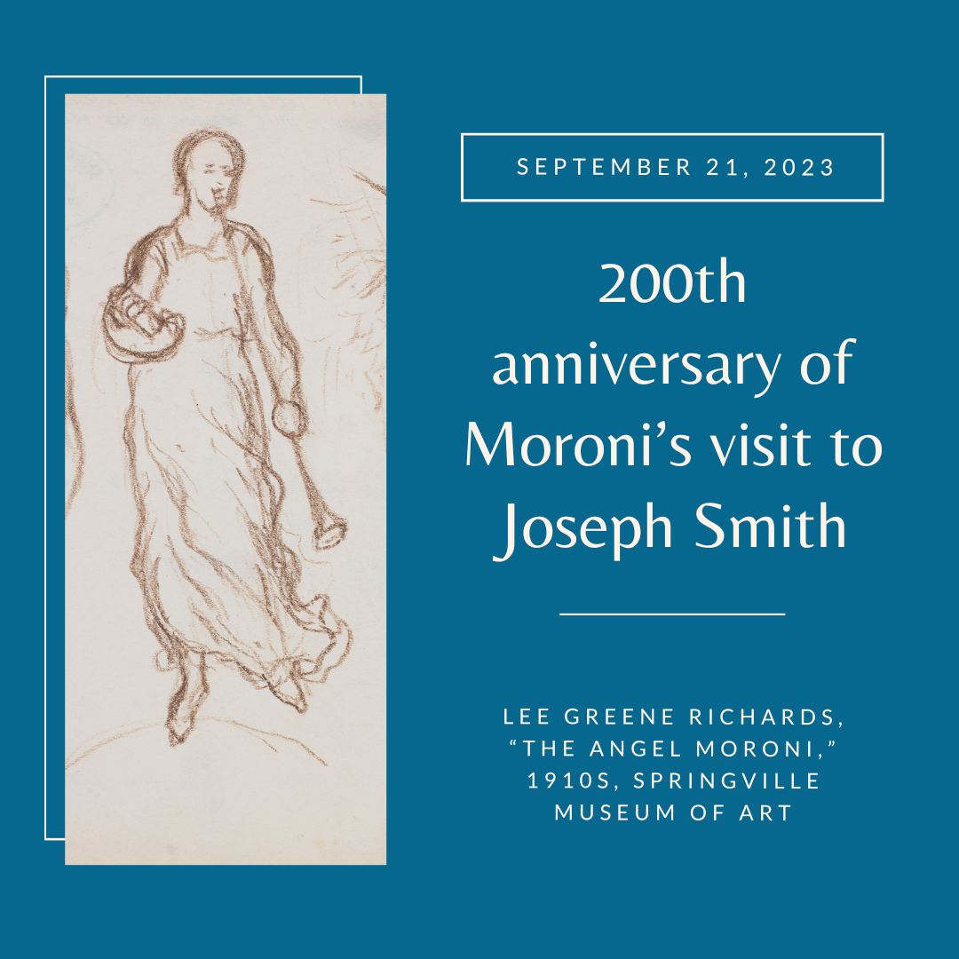 200th Anniversary of Moroni's Visit - Book of Mormon Art Catalog